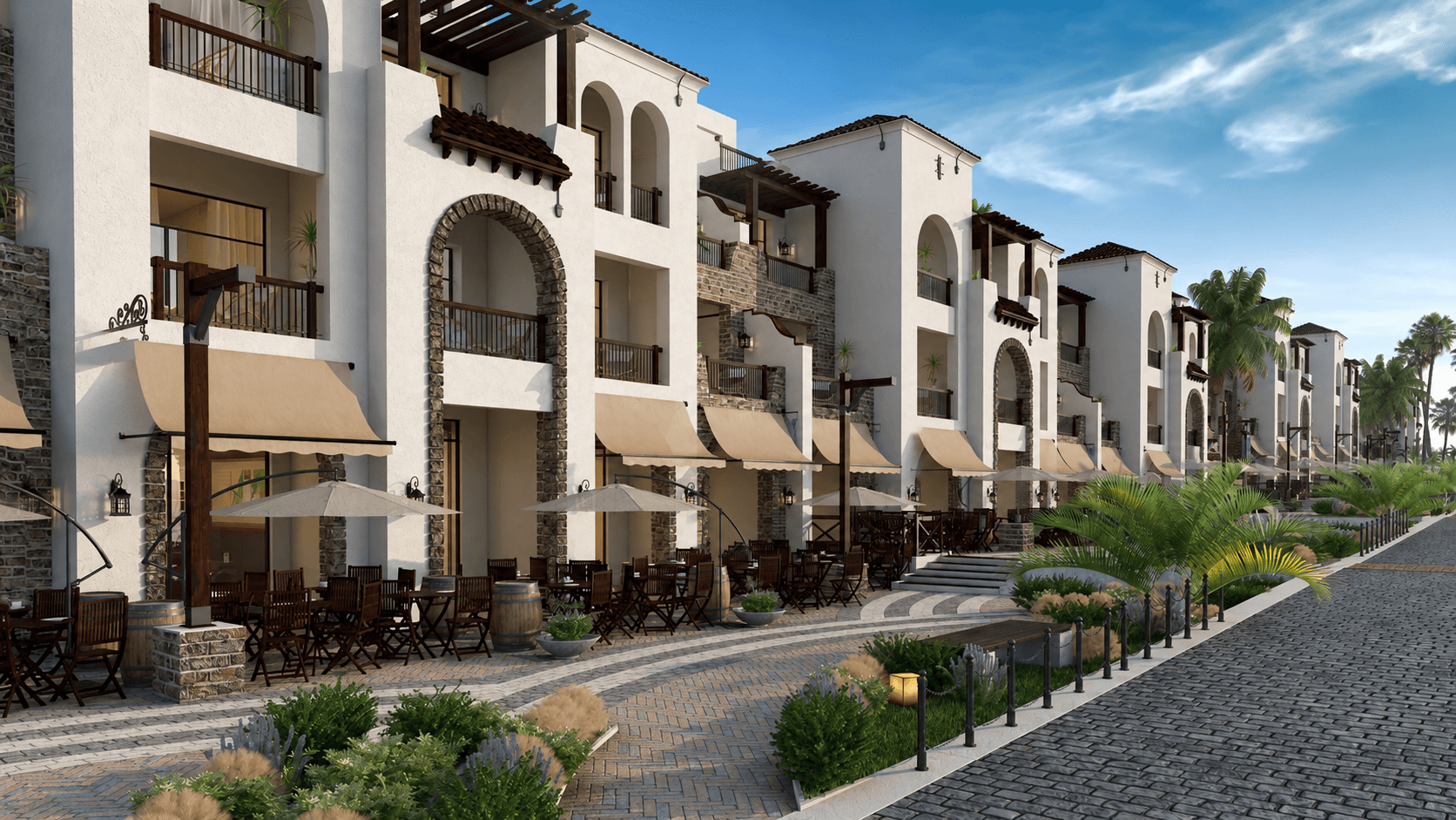Cala Sahl Hasheesh residential and lagoon project rendering