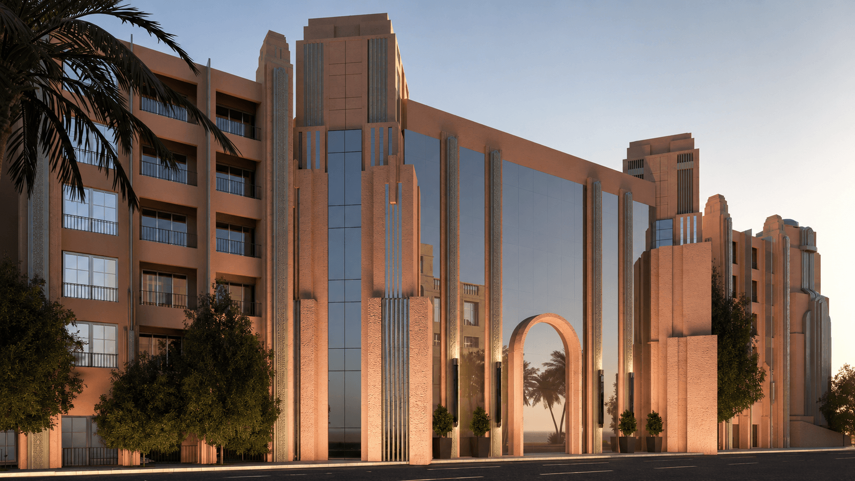 Atlantis Resort Hadaba architectural project rendering
