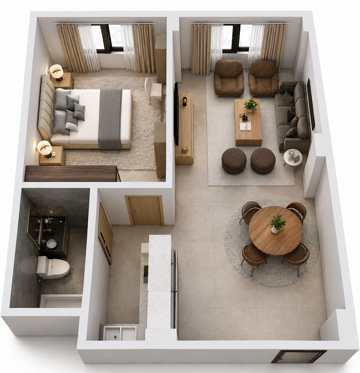 Apartment at Al Meria Resort in Hadaba