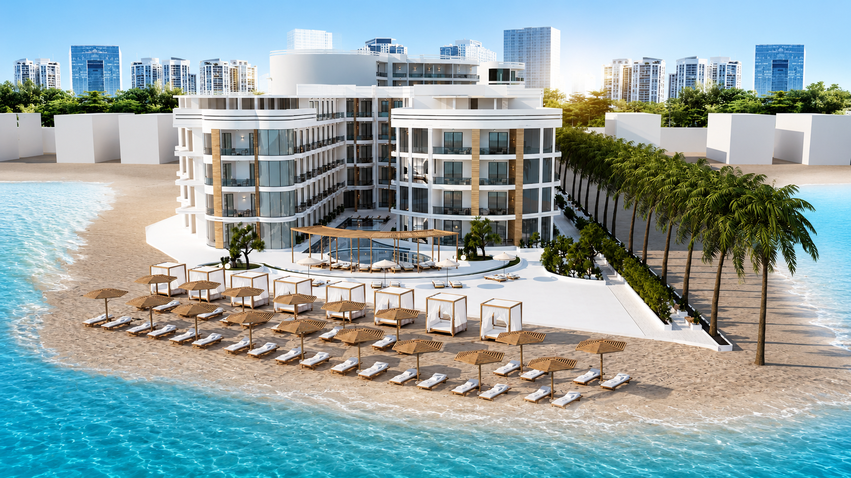 Private beach access