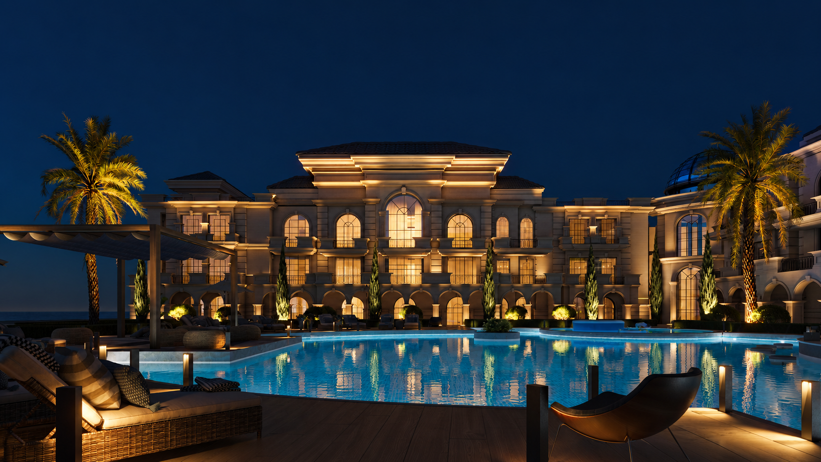 Aurora Palace location in Magawish Hurghada