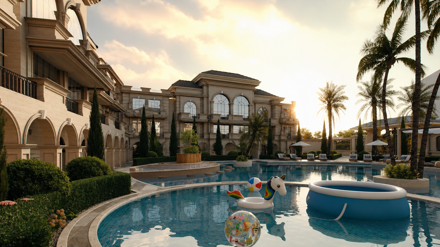 Aurora Palace apartments and unit types in Hurghada