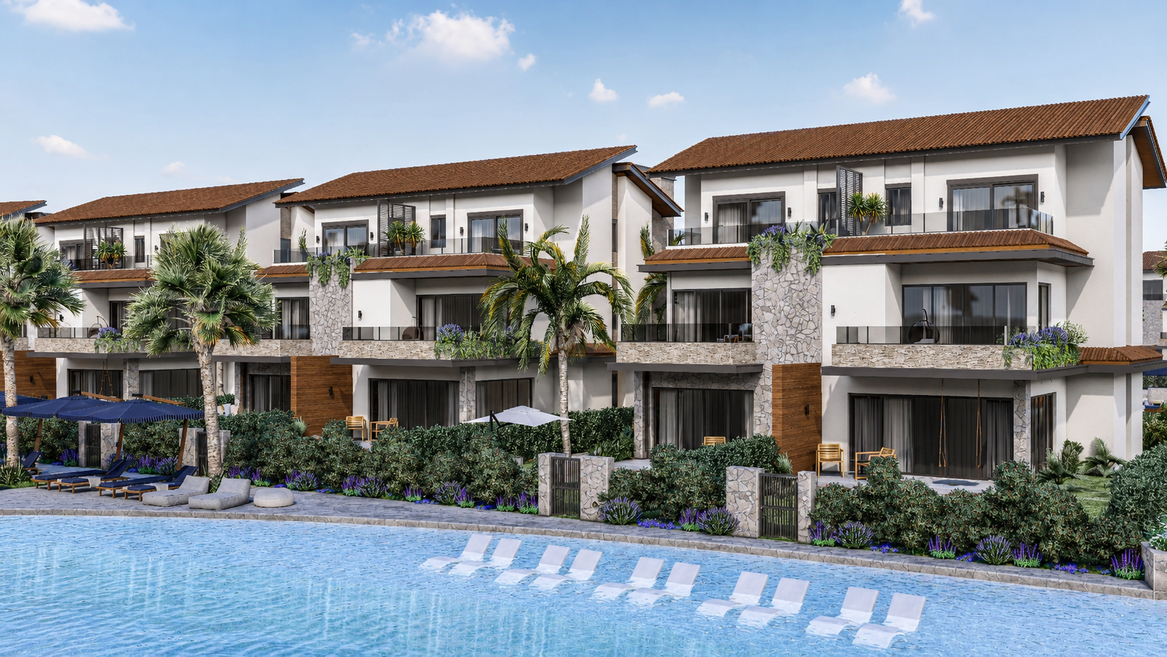 Total project area of 63,000 sqm